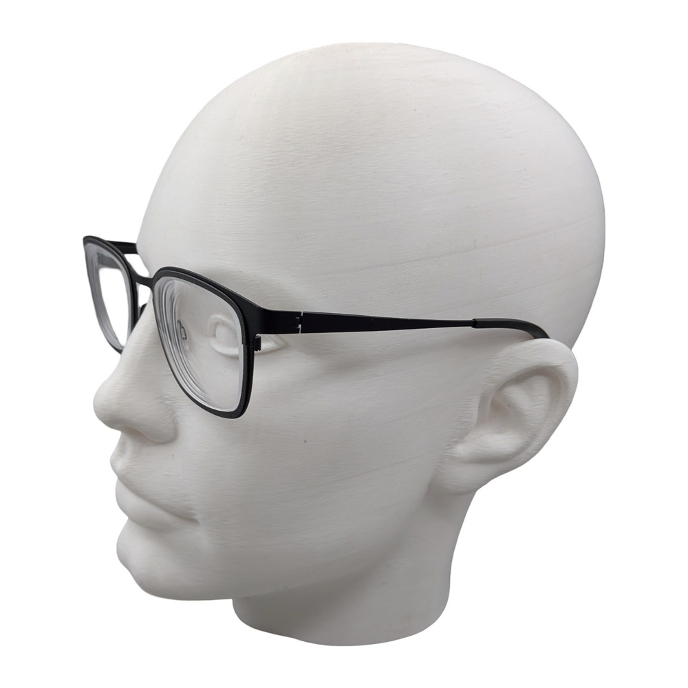 Bevel Sergey 6530 BKST Matte Black Titanium Eyeglasses Frames Japan 52-20 - Picture 2 of 5